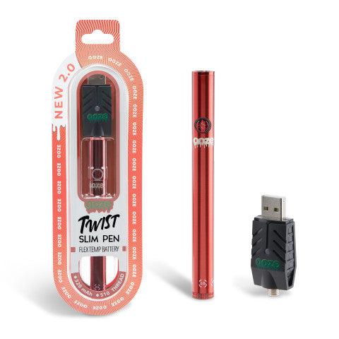 Ooze Twist Slim Pen 2.0 – 320 mAh 510 – Ruby Red